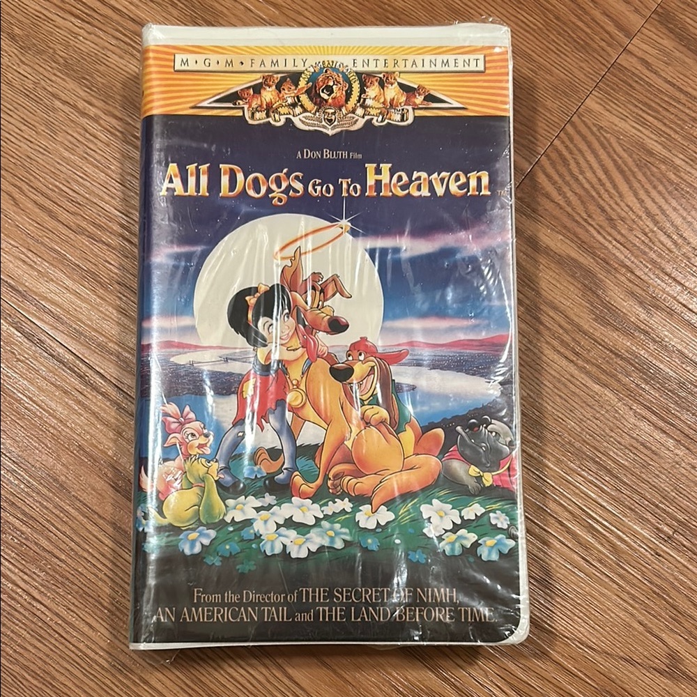 NEW sealed All Dogs Go to Heaven VHS Tape
